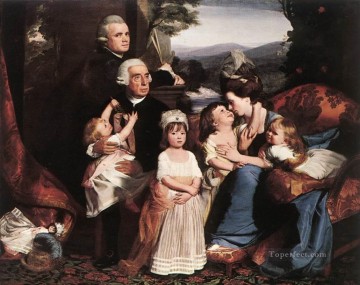  Familia Pintura - La familia Copley retrato colonial de Nueva Inglaterra John Singleton Copley